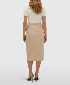 Dames rok beige