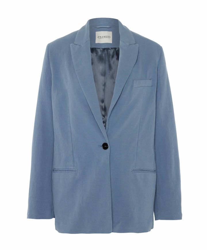 Dames blazer blauw