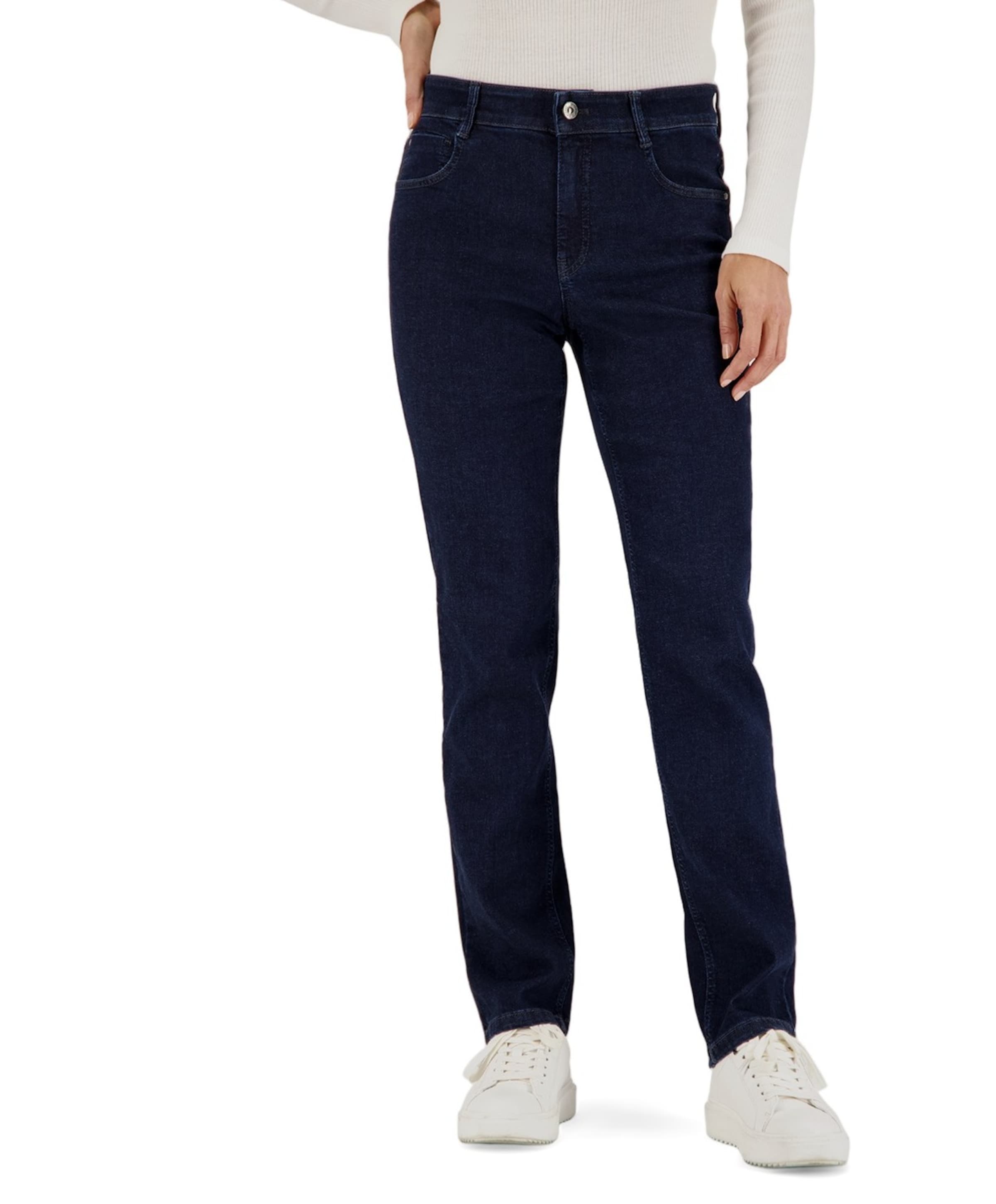 Hose 5-Pocket Straight dames jeans blauw