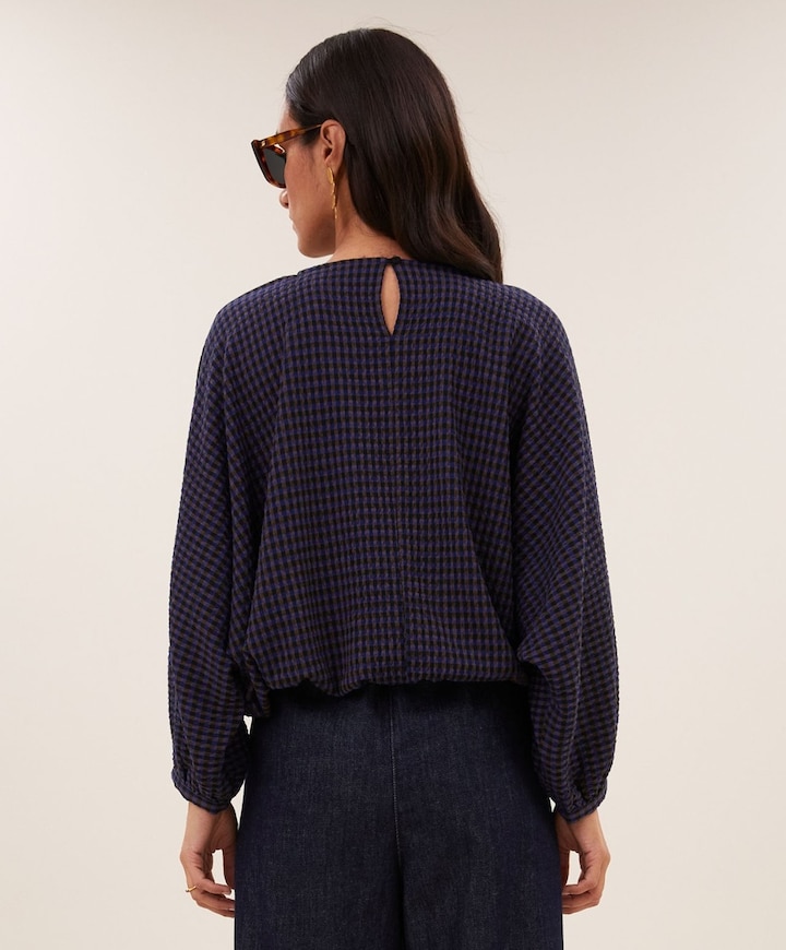 Dames blouse paars
