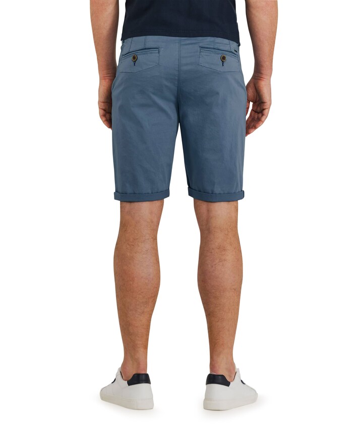 Bermuda Plain Chino korte broek blauw