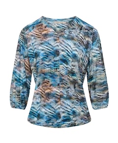 Dames longsleeve blauw
