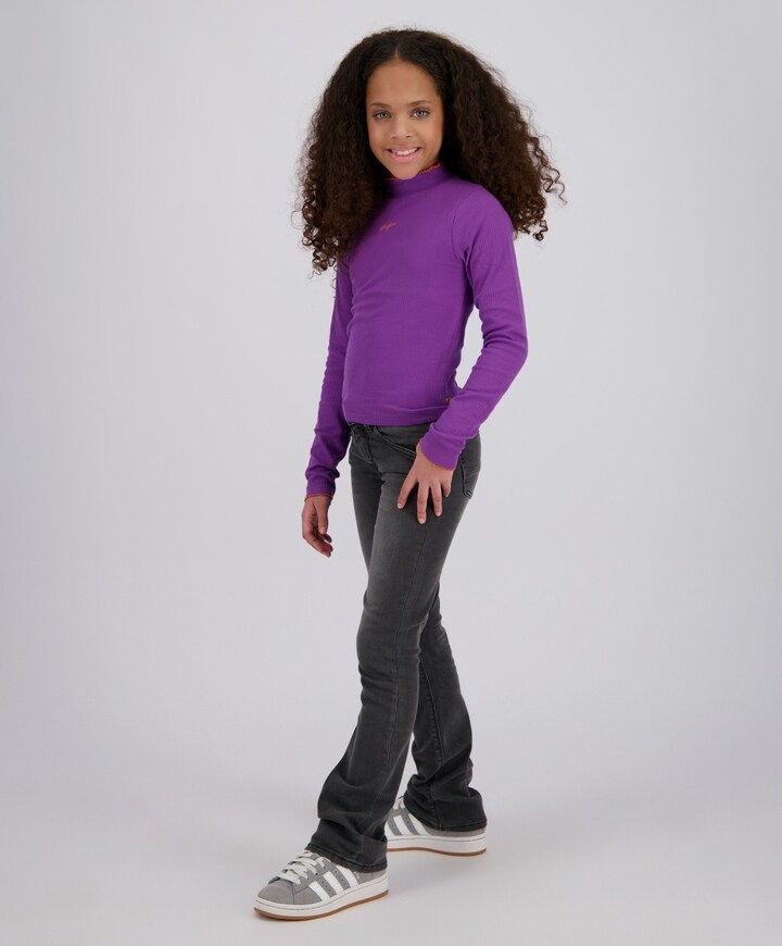 Meisjes longsleeve paars