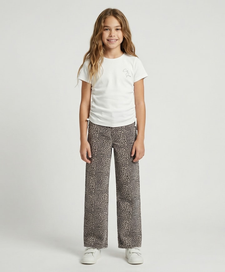 YARA Stretch Leopard broek bruin
