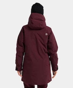 Dames jas bordeaux