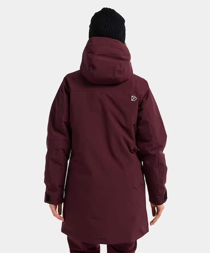 Dames jas bordeaux