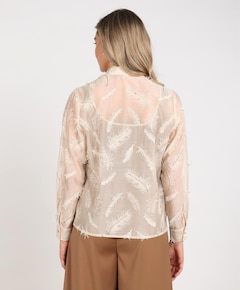 Dames blouse beige