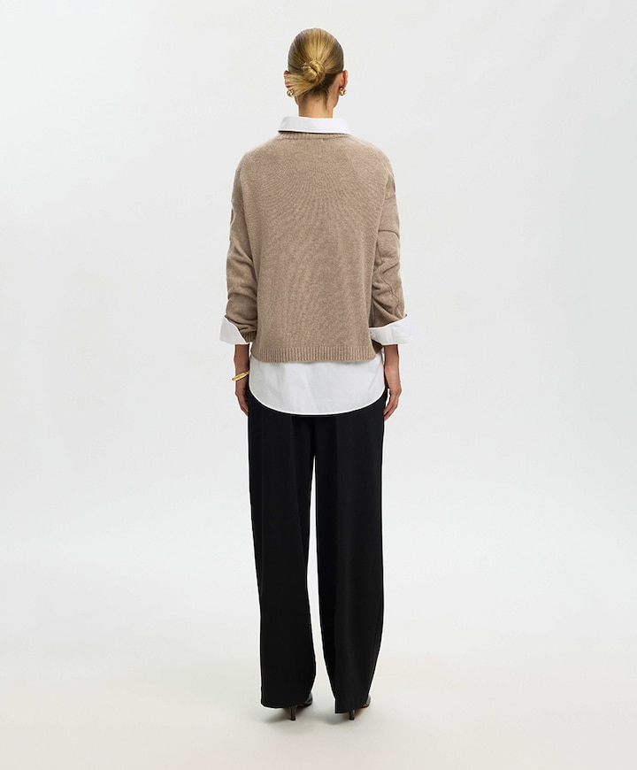 Dames trui beige