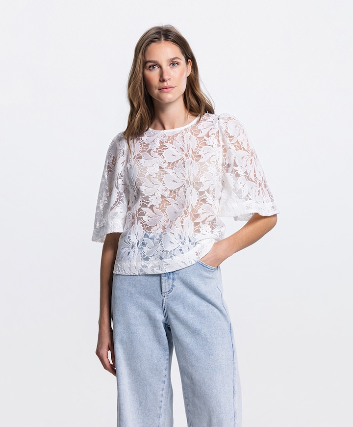Dames blouse wit