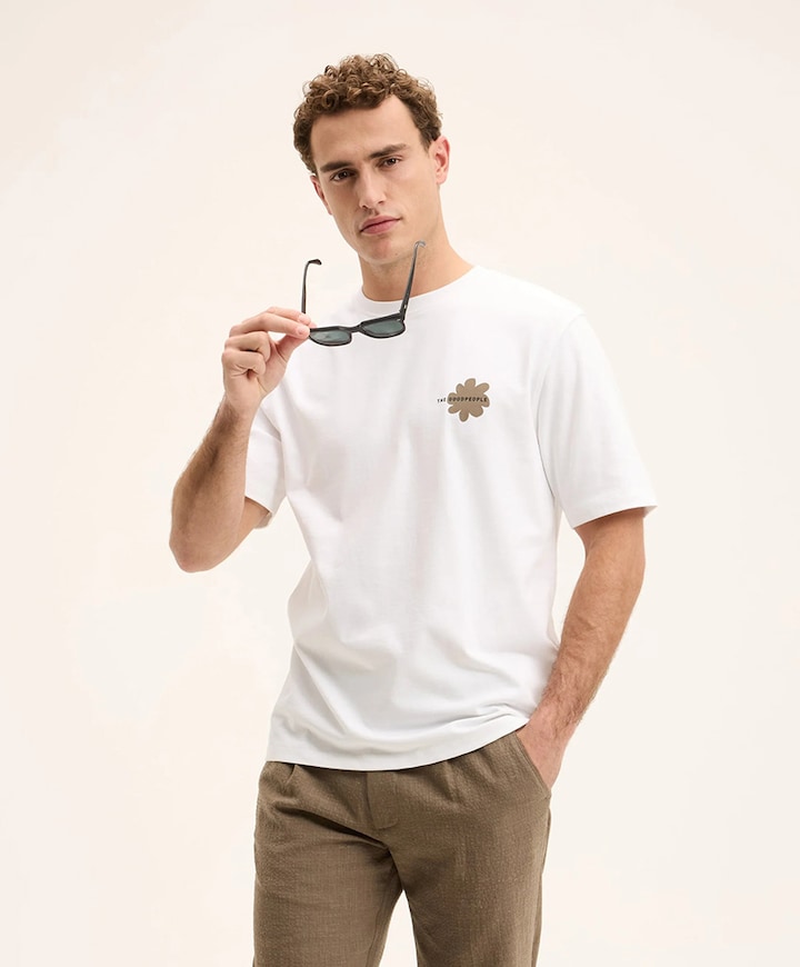 Heren T-shirt wit