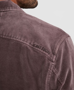 Heren overshirt paars