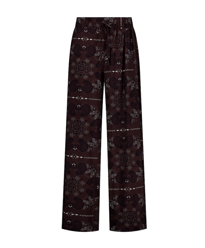 Grace paisley dames broek bruin