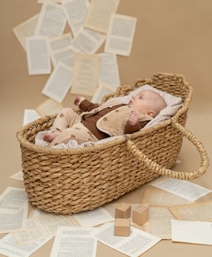 Meisjes gilet beige