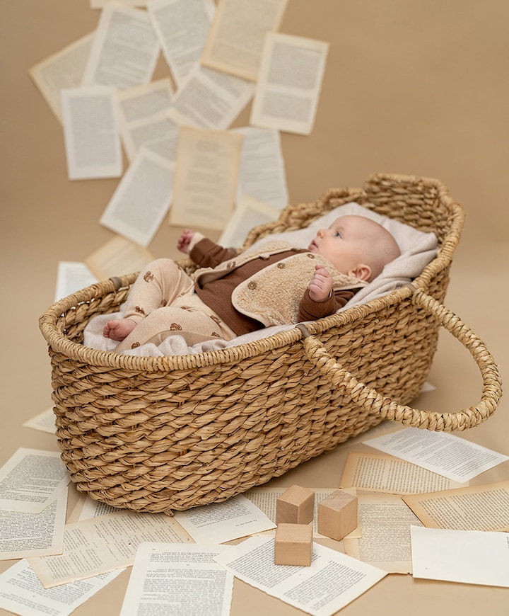 Meisjes gilet beige
