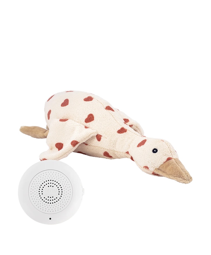 Hartslagknuffel gans ecru