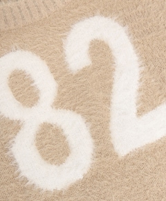 Meisjes gilet beige