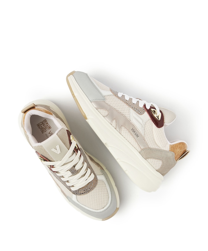 Vic Harmony dames sneakers bruin