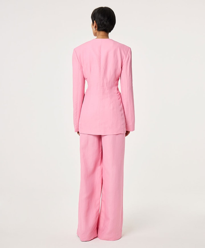 Dames blazer roze