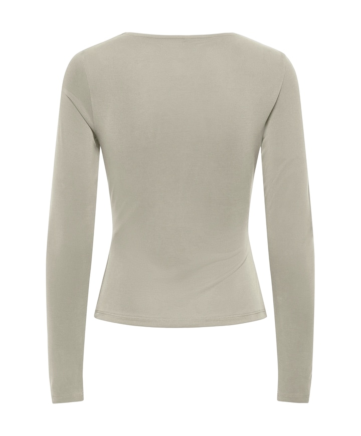 Dames longsleeve beige