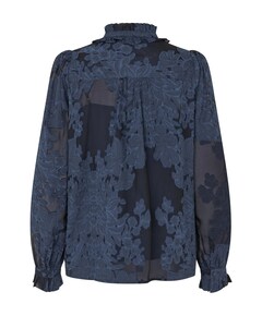 Dames blouse blauw