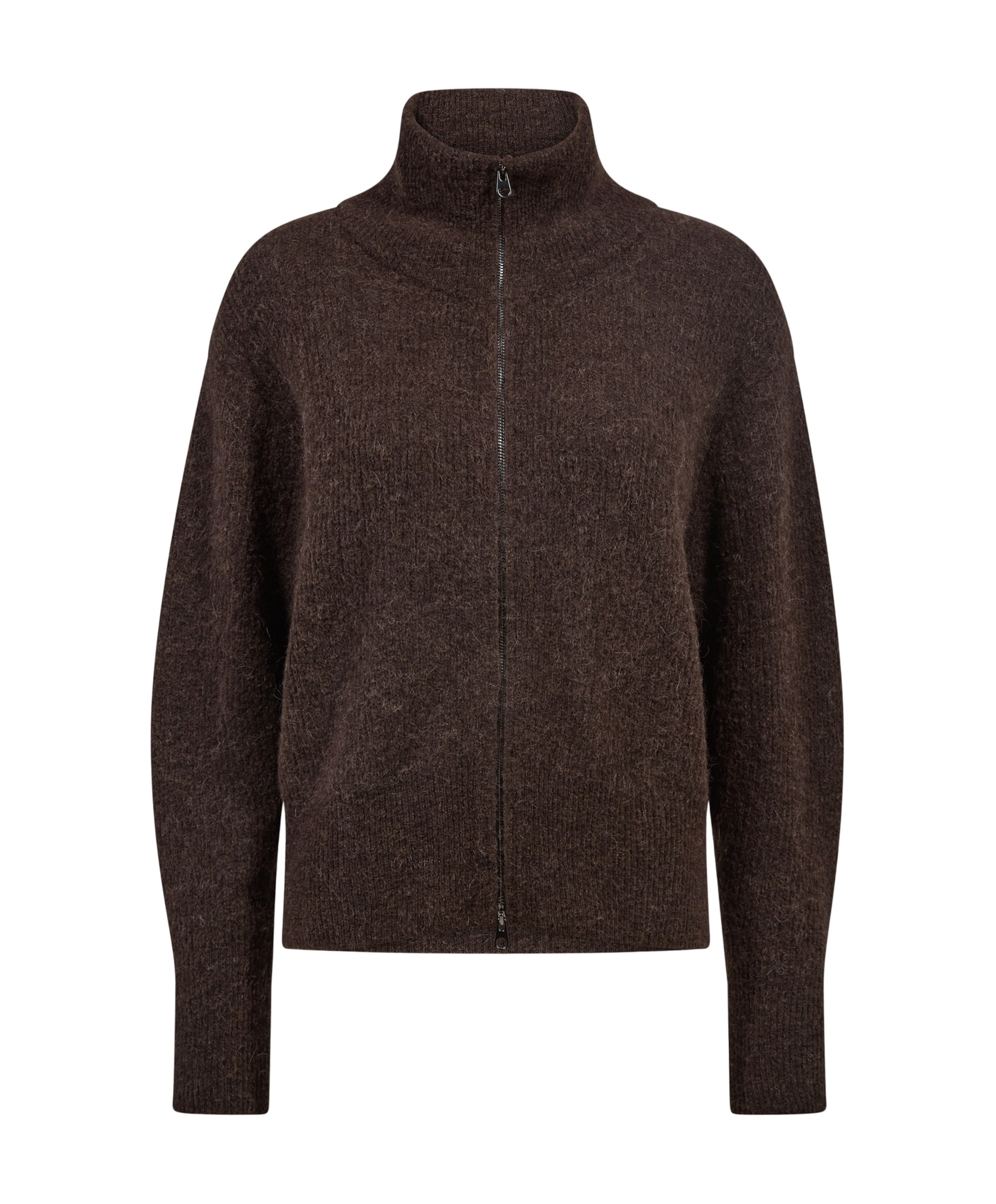 Dames vest bruin