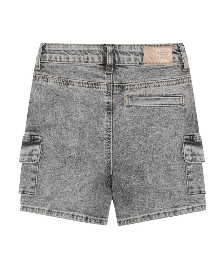 Denim Cargo jongens korte broek grijs