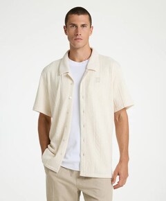 Heren overshirt beige