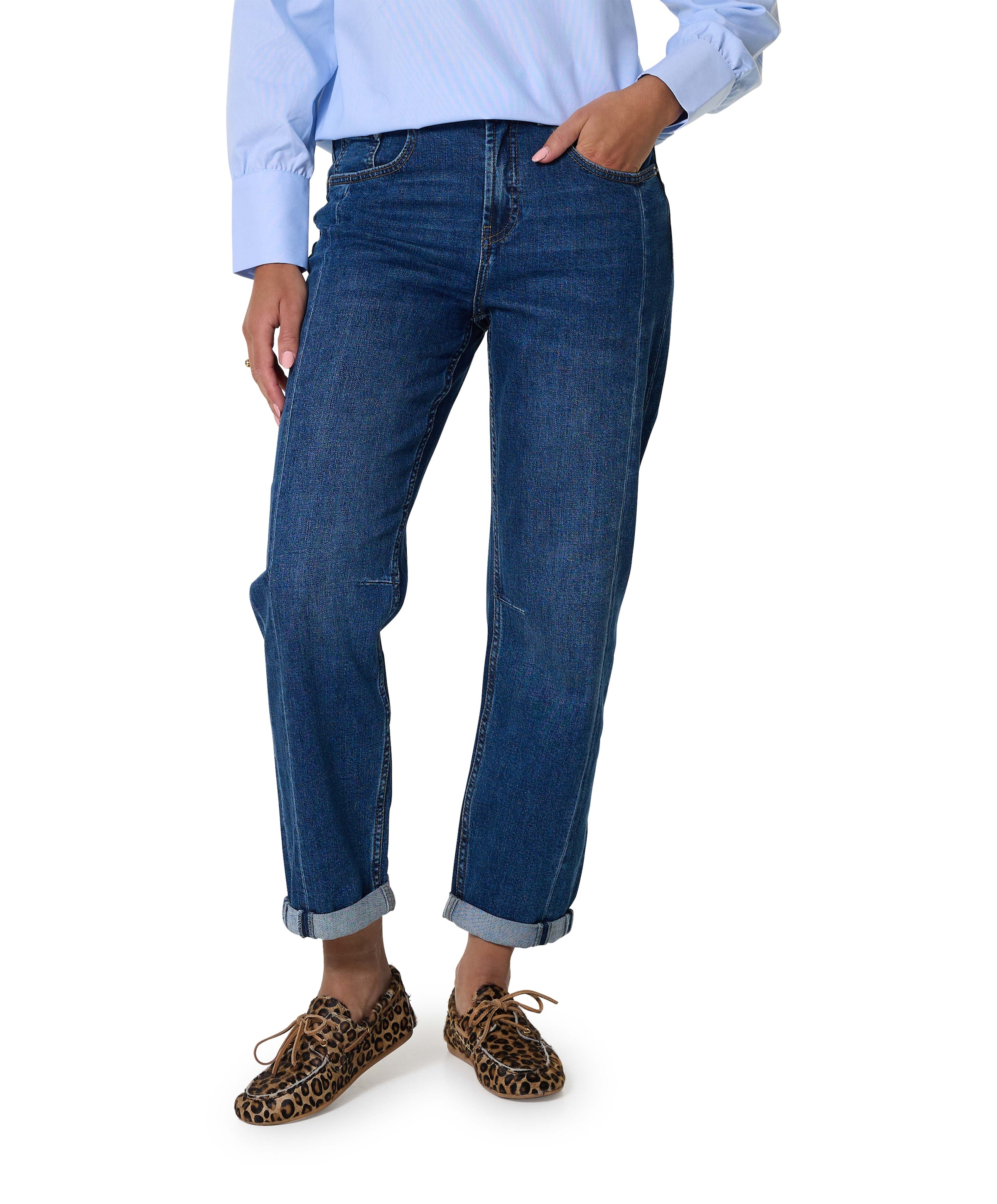 Caitlin Sidepatch D. Stone used dames jeans blauw