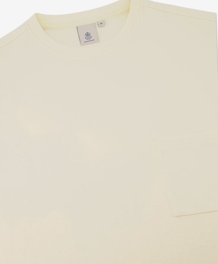 Heren T-shirt ecru