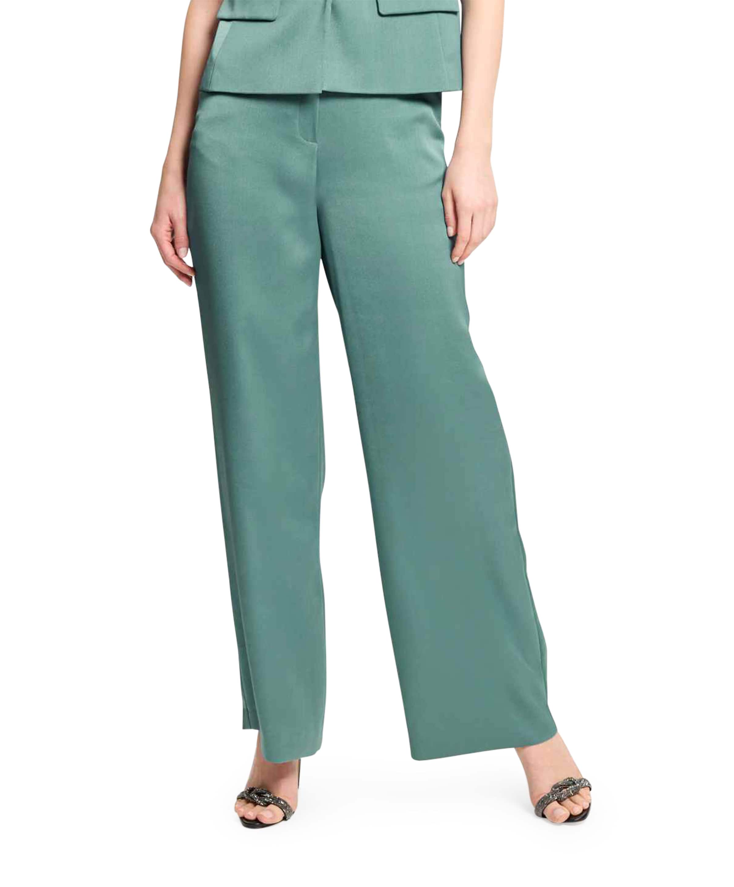 dames pantalon groen