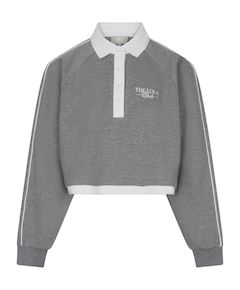 Dames polo grijs