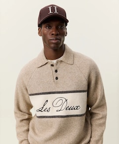 Heren polo beige