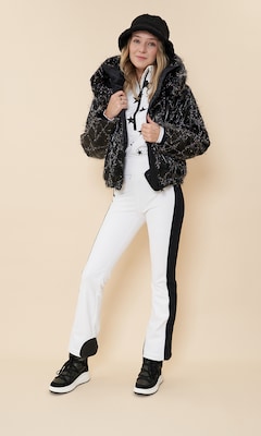 High end ski pants dames skibroek wit