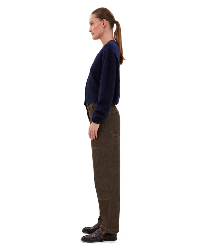 jenna worker dames jeans bruin