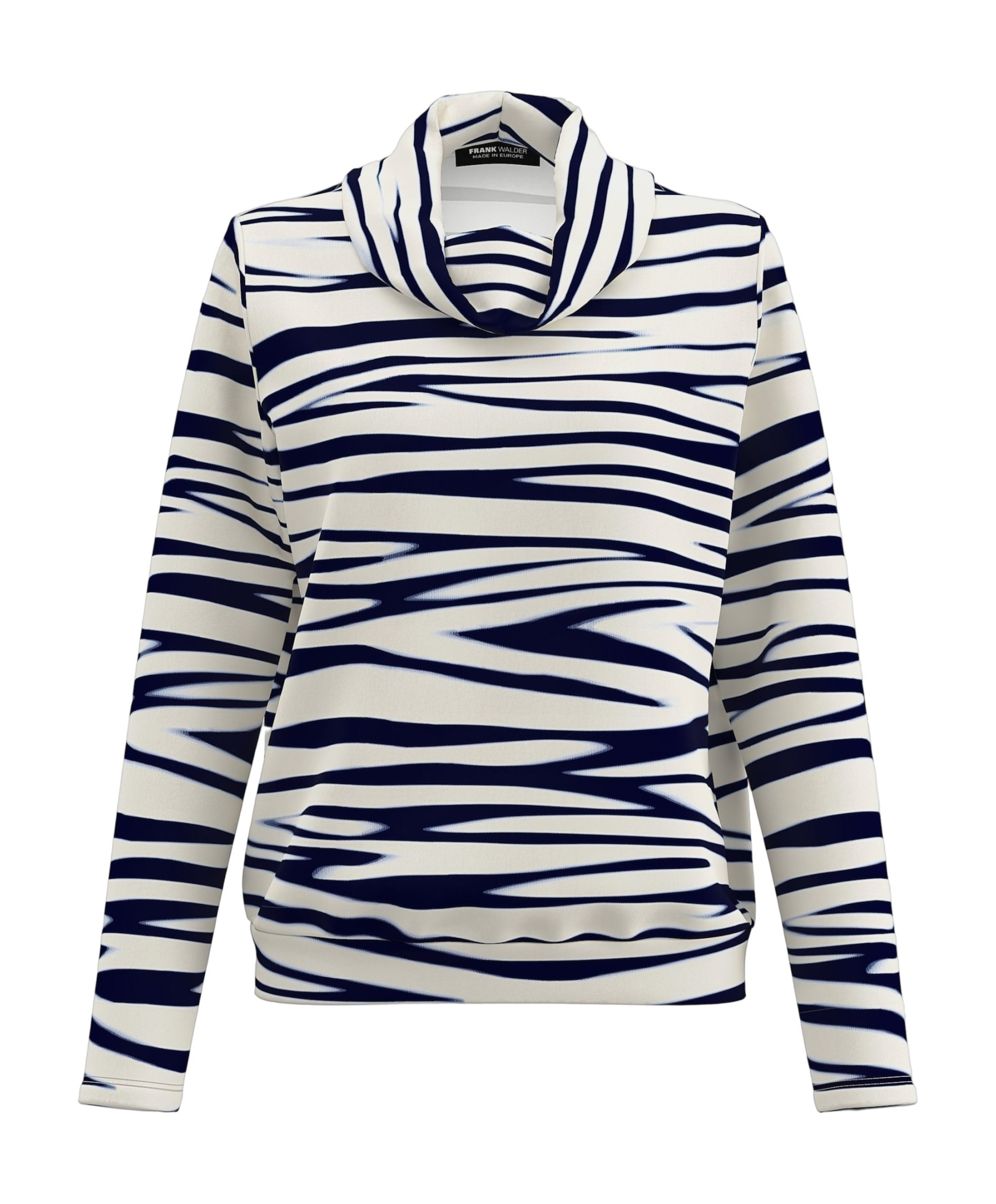 Dames longsleeve blauw