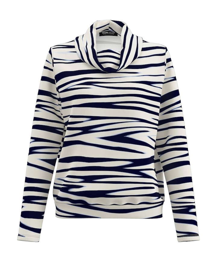 Dames longsleeve blauw