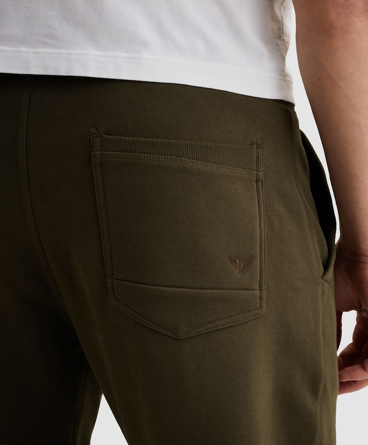 SWEAT PANTS PEACHED FLEECE LIGHT heren broek groen