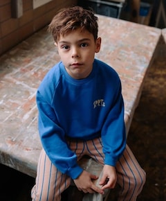 Jongens sweater blauw