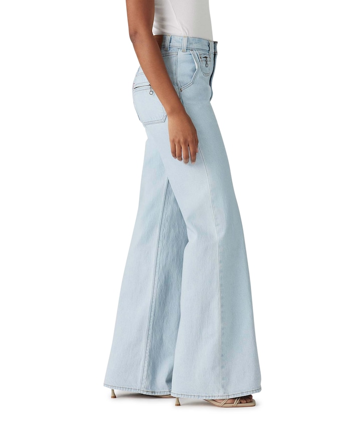 Ribcage bells vintage jeans blauw