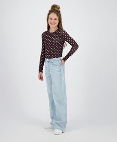 Monaco Stud meisjes jeans blauw