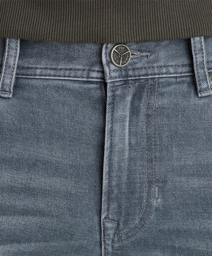 TAILWHEEL DARK NATURAL DENIM heren jeans grijs