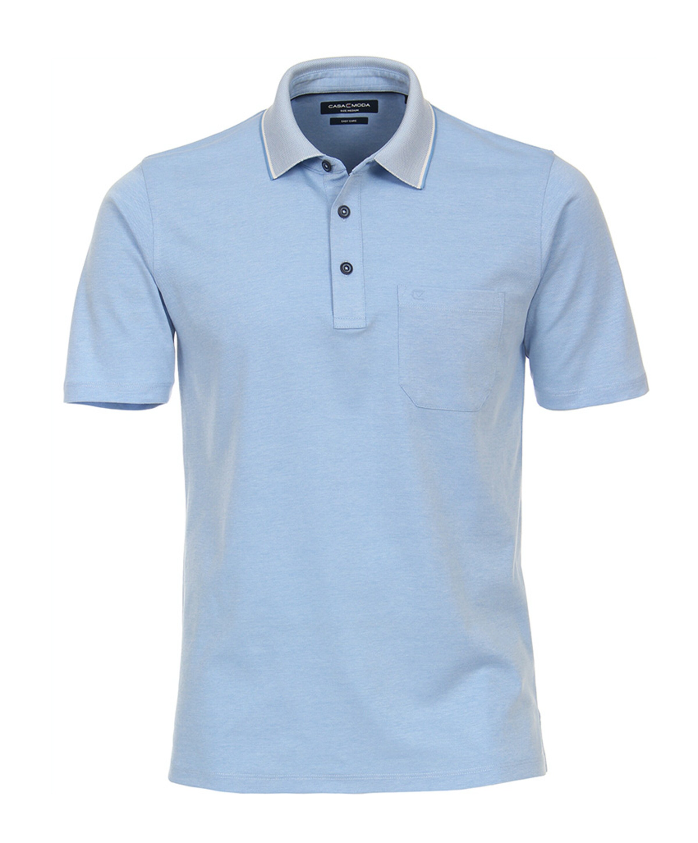 Heren polo blauw