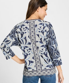 Dames longsleeve blauw