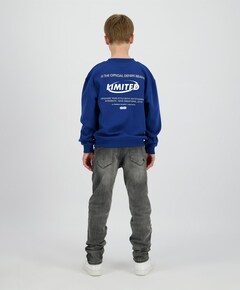 Jongens sweater blauw