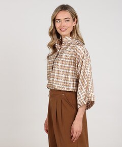Dames blouse beige