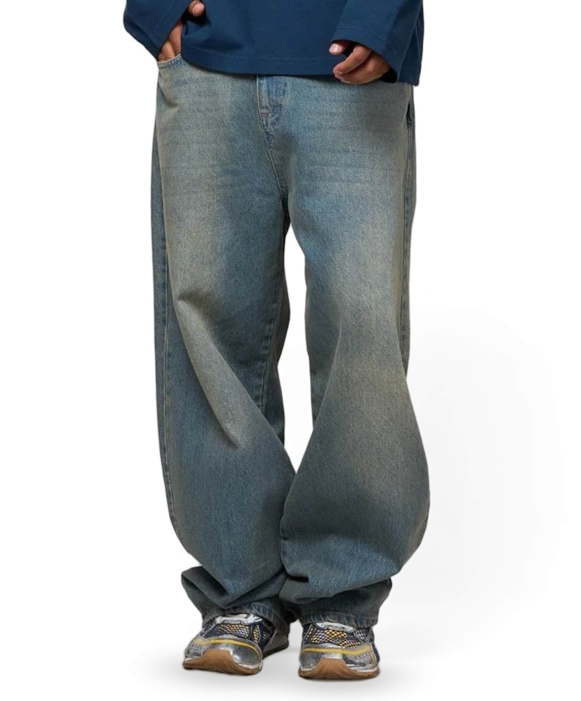 Julian baggy jeans uniseks jeans blauw