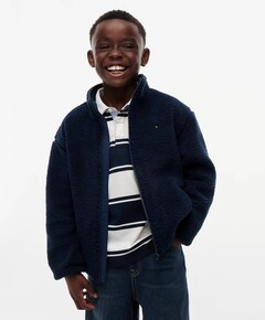 Jongens vest blauw