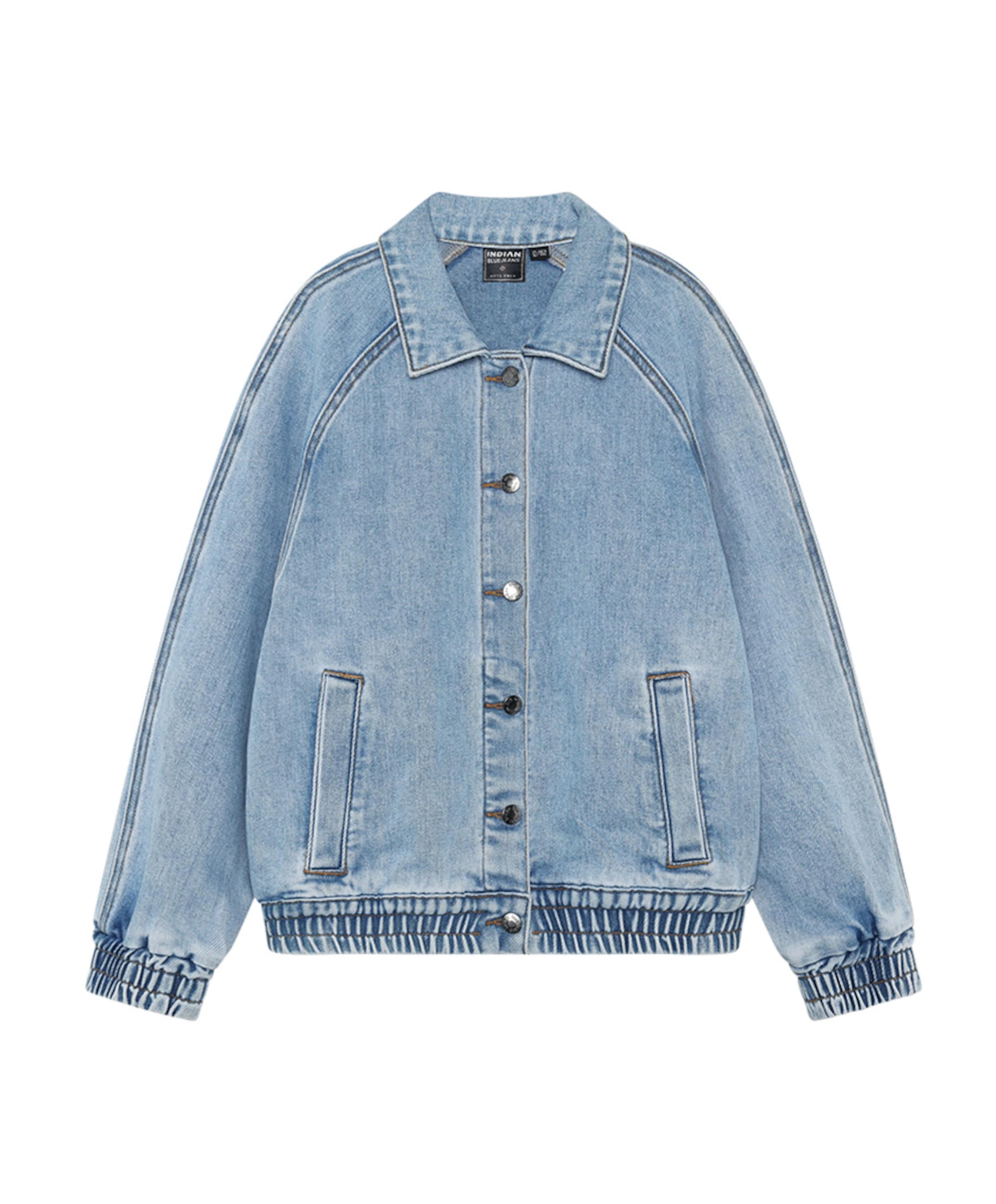 Meisjes spijkerjas blauw