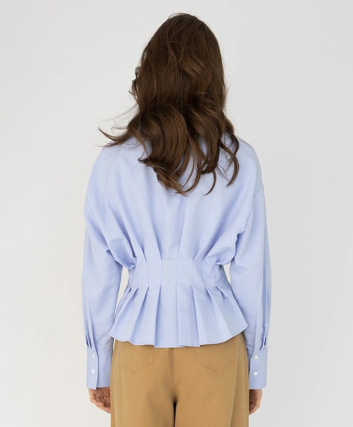 Dames blouse blauw