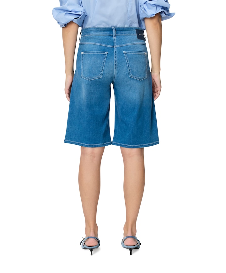 DREAM WIDE dames jorts blauw